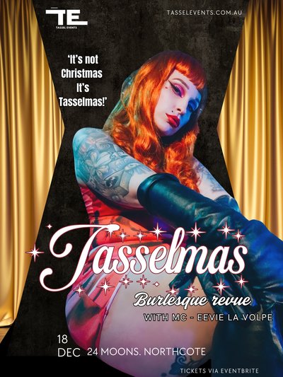 Poster for Tasselmas Burlesque Revue