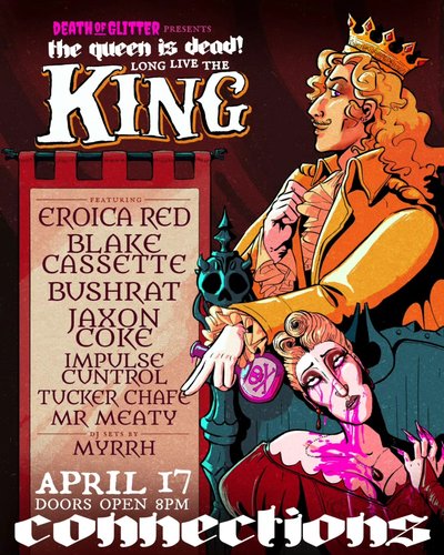 Poster for Death of Glitter: The Queen Is Dead