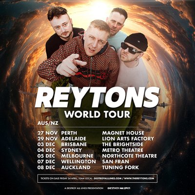 Poster for The Reytons World Tour