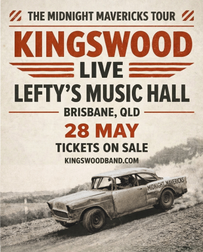 Poster for Kingswood — Midnight Mavericks Tour