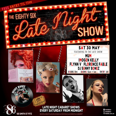 Poster for The 86 Late Night Show