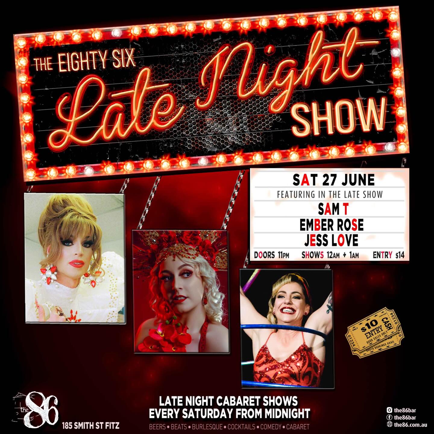 Poster for The Late Night Show (27 Jun)